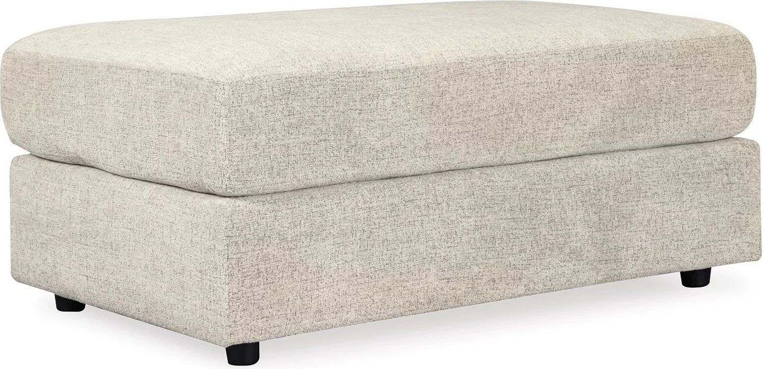 Soletren Oversized Accent Ottoman In Stone 9510408