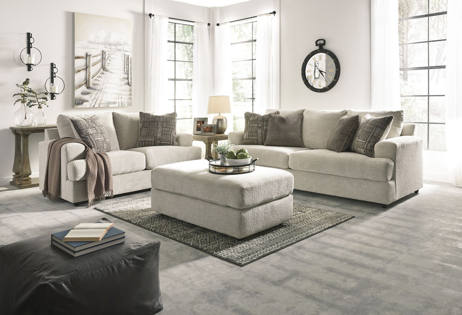 Soletren Sofa In Stone 9510438