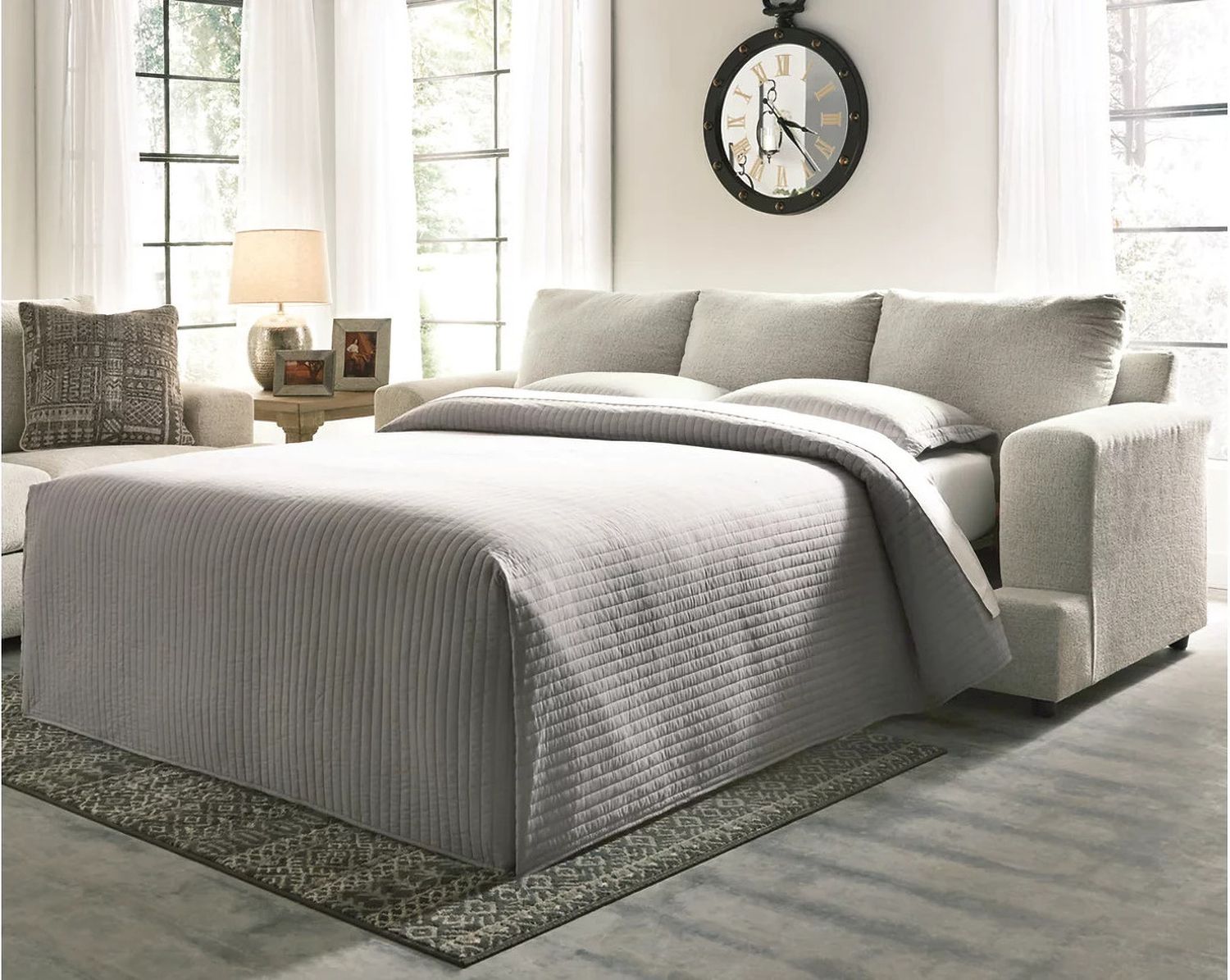 Soletren Queen Sofa Sleeper In Stone 9510439