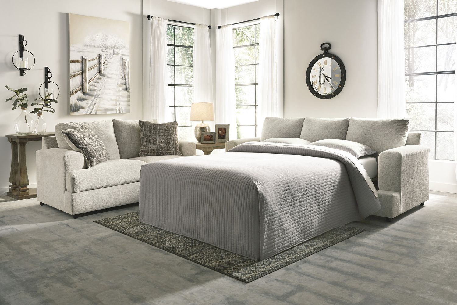 Soletren Queen Sofa Sleeper In Stone 9510439