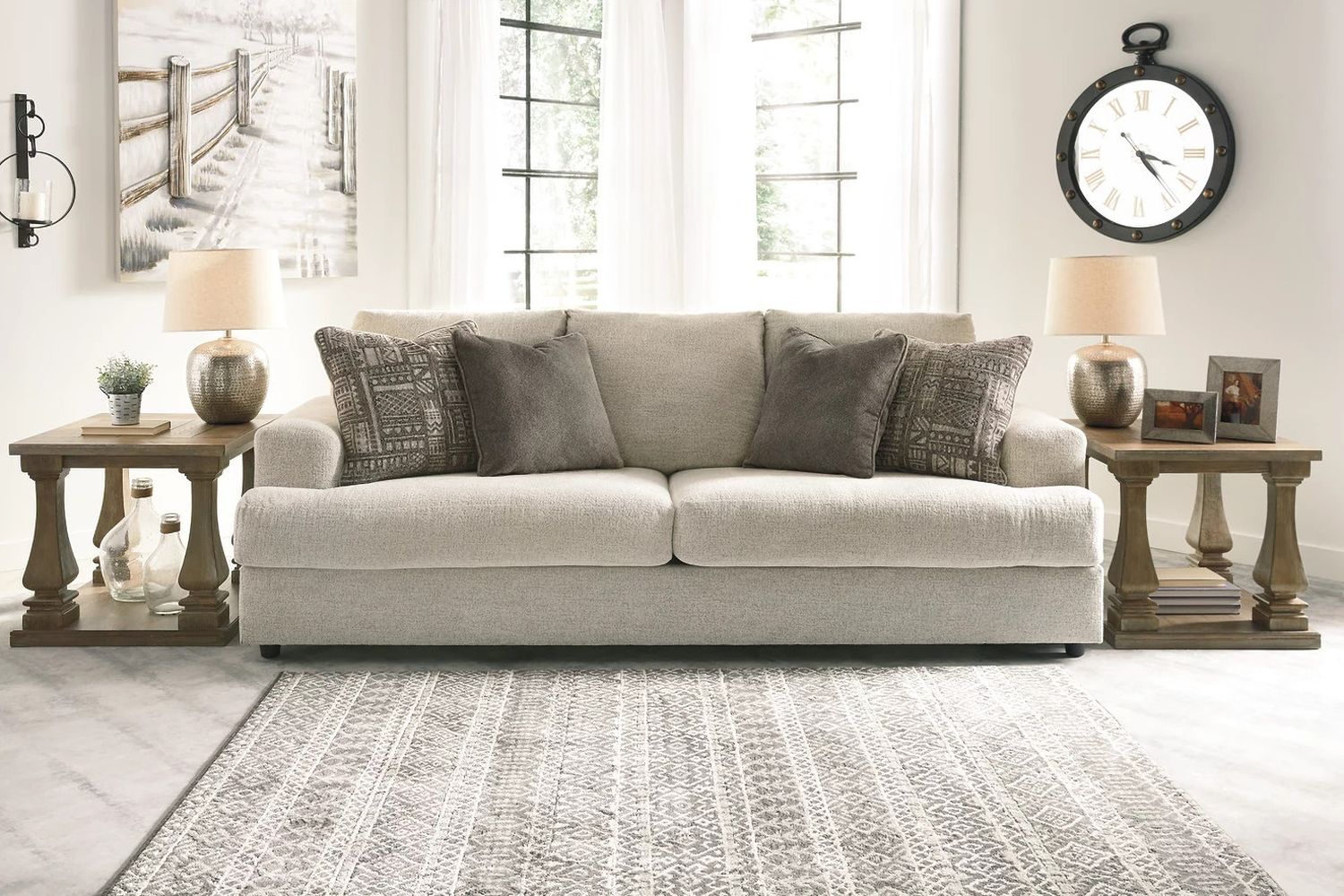 Soletren Living Room Set In Stone 95104U2