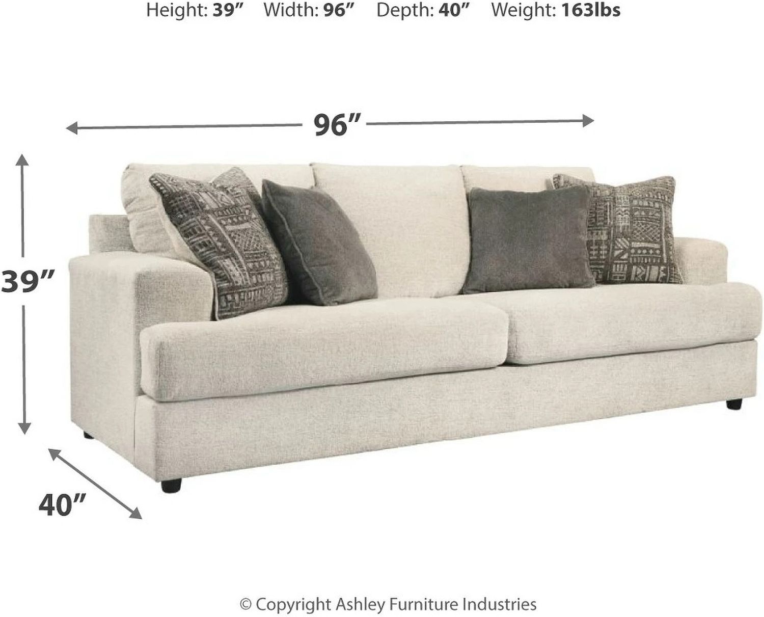Soletren Living Room Set In Stone 95104U2