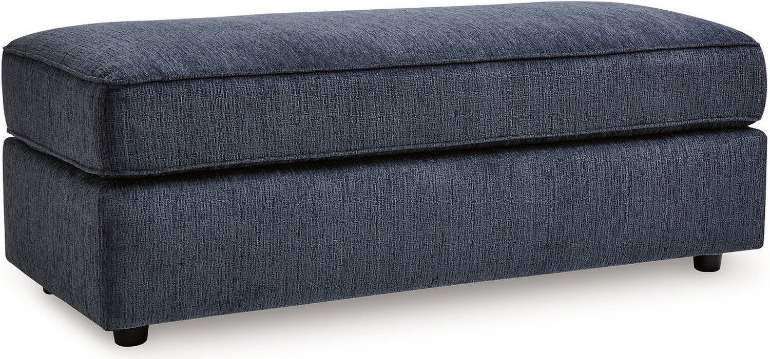 Albar Place Oversized Accent Ottoman In Cobalt 9530208