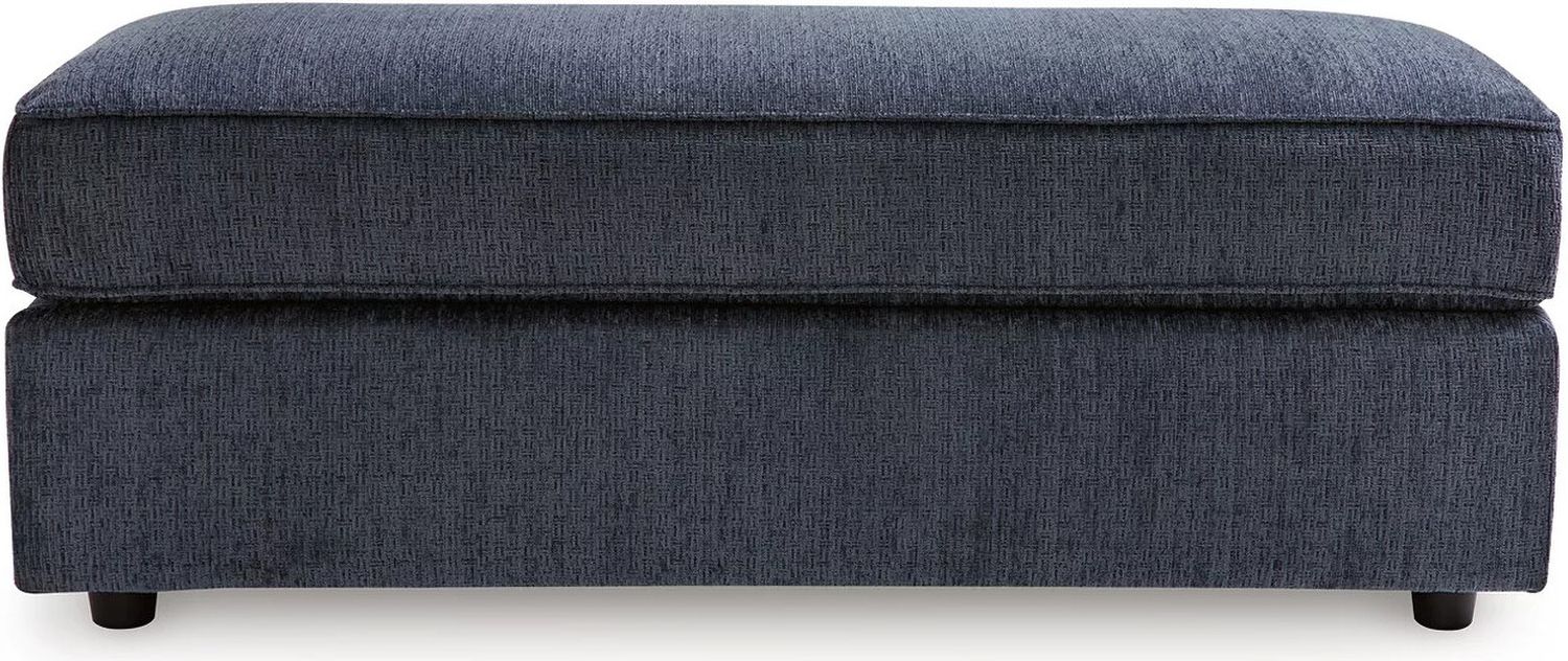 Albar Place Oversized Accent Ottoman In Cobalt 9530208