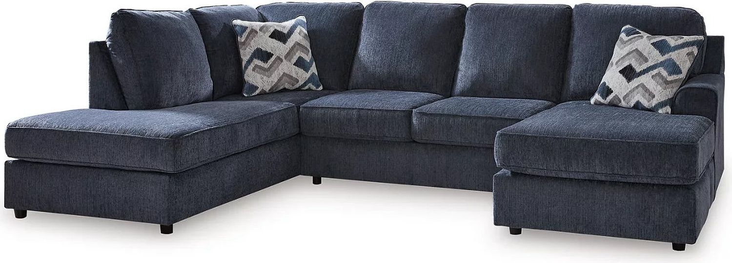 Albar Place 2-Piece Sectional In Cobalt 95302S2