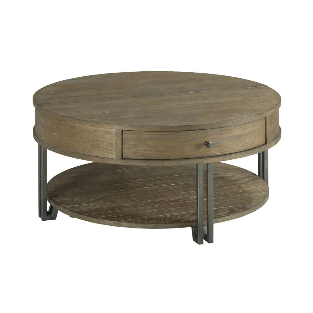 Saddletree Round Lift-top Coffee Table 954911