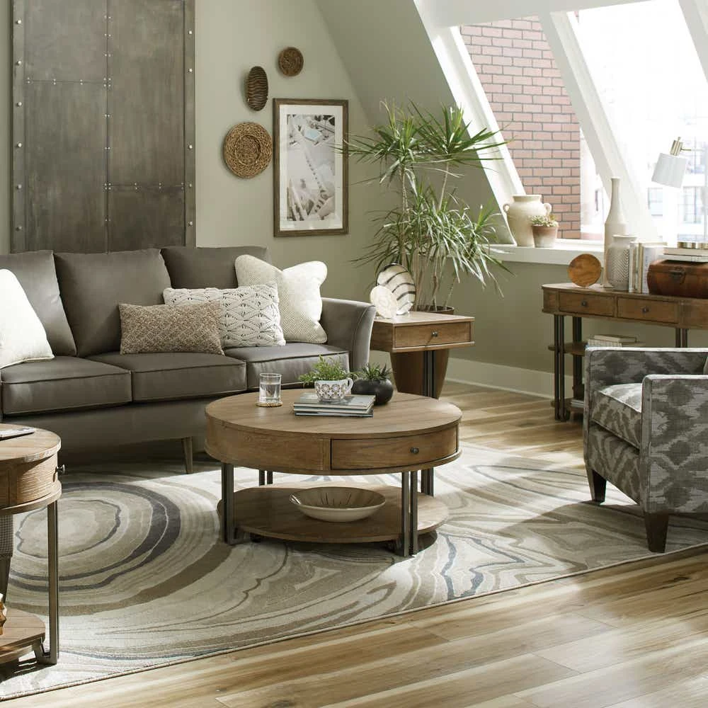 Saddletree Round Lift-top Coffee Table 954911