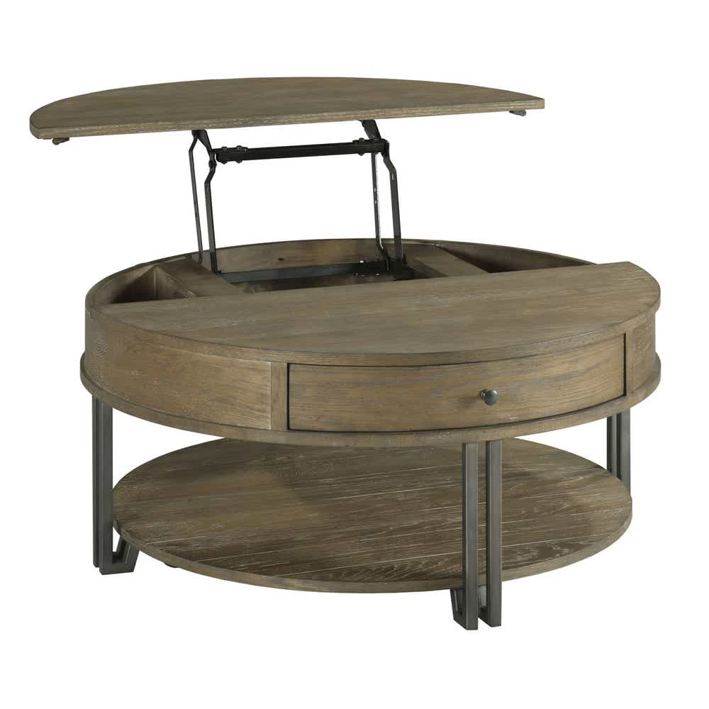 Saddletree Round Lift-top Coffee Table 954911