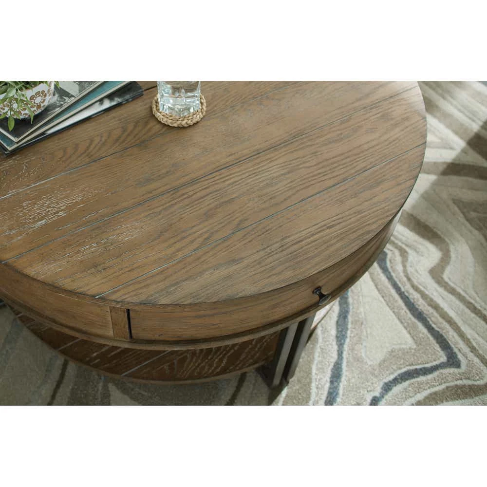 Saddletree Round Chairside Table 954918