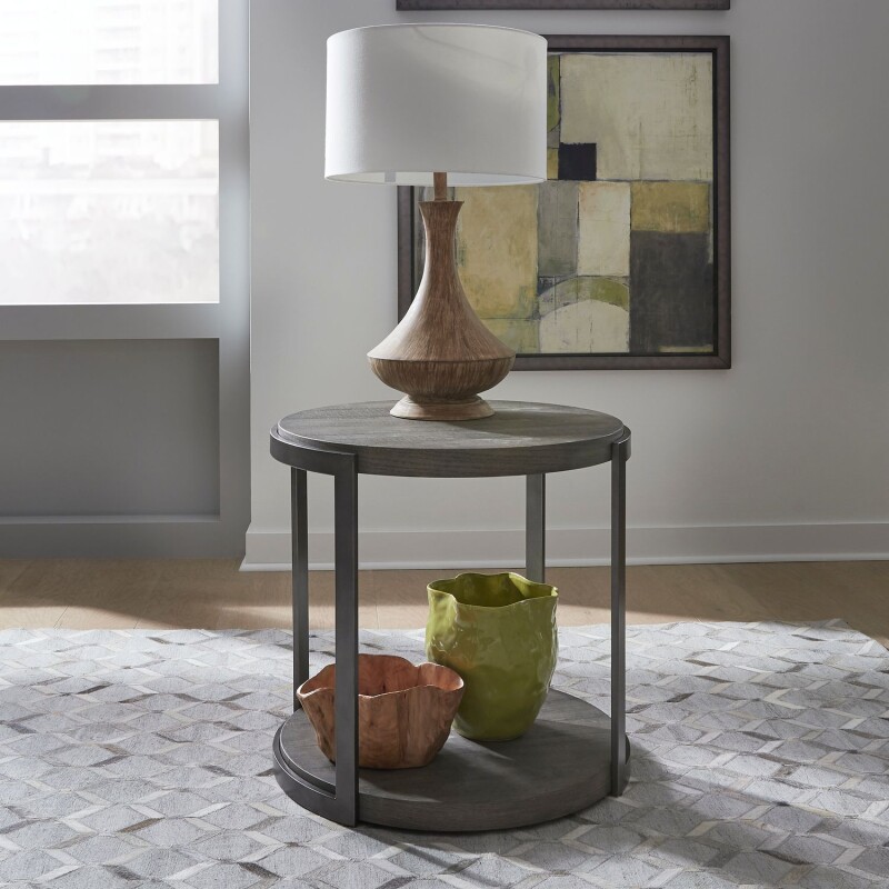 Modern View Round End Table 960OT1020