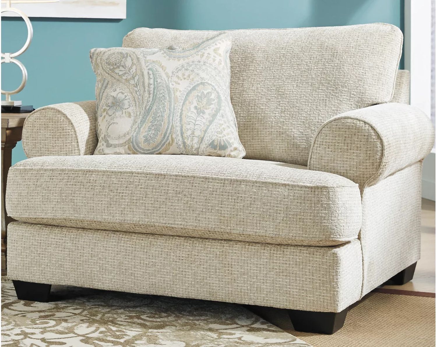 Monaghan Oversized Chair In Sandstone 9620523