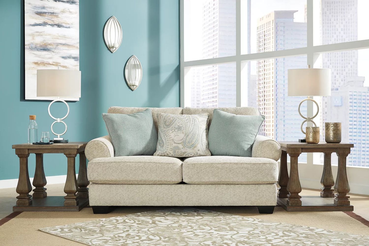 Monaghan Loveseat In Sandstone 9620535