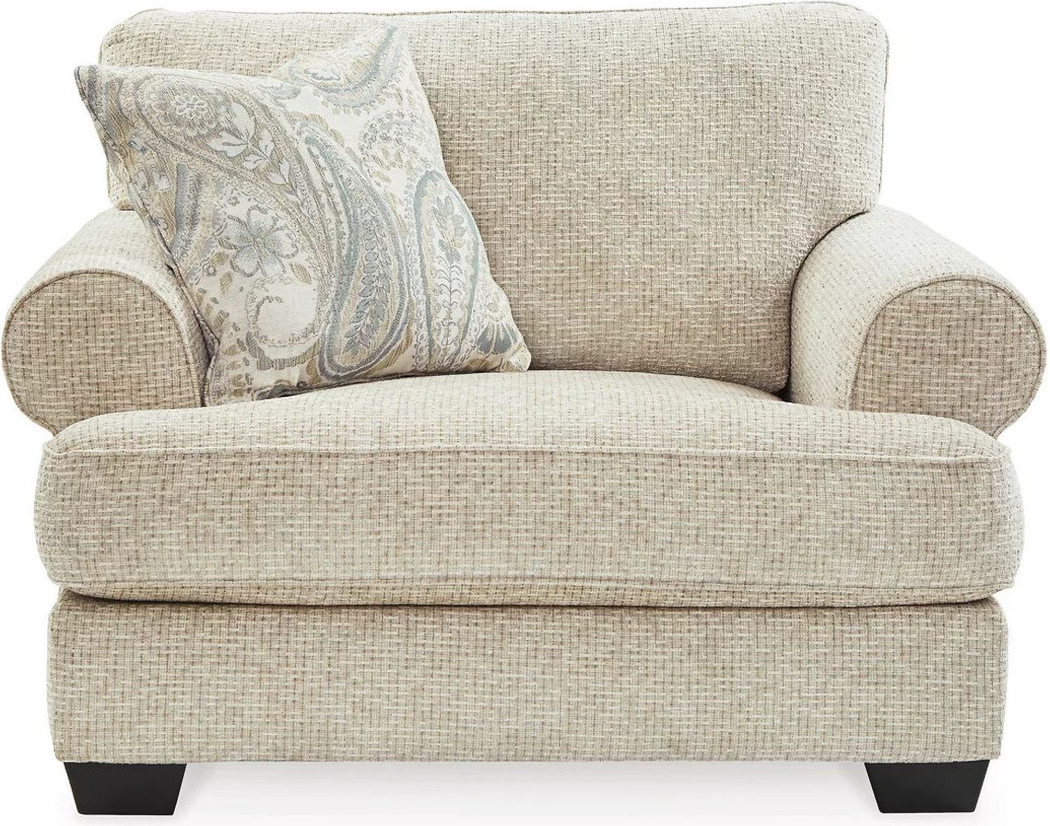 Monaghan Oversized Chair and Ottoman In Sandstone 96205U1