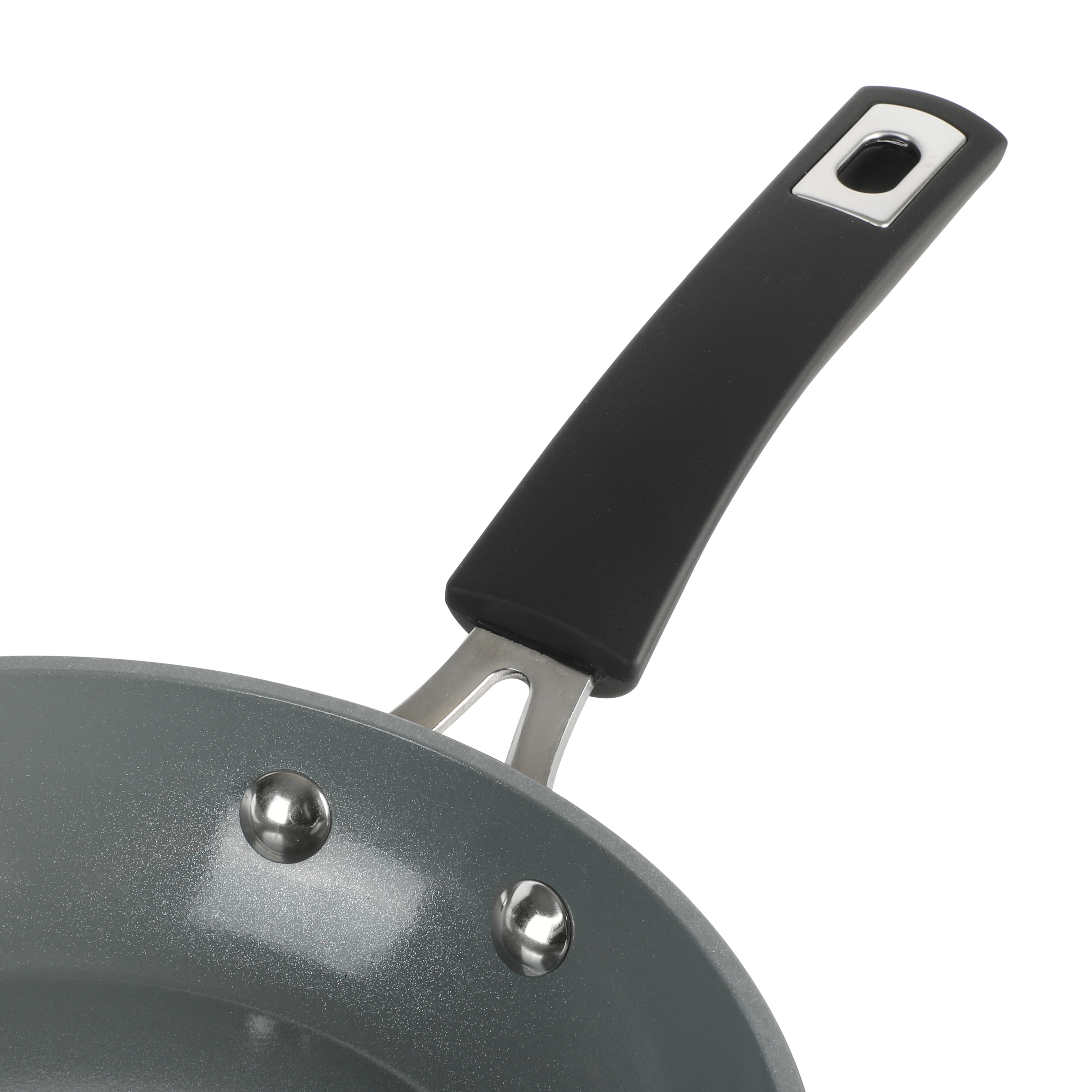 Arlington Black Diamond Aluminum Frying Pan, 8-inch, Black Diamond/Grey Ceramic, Soft Touch Bakelite Handle 9632301