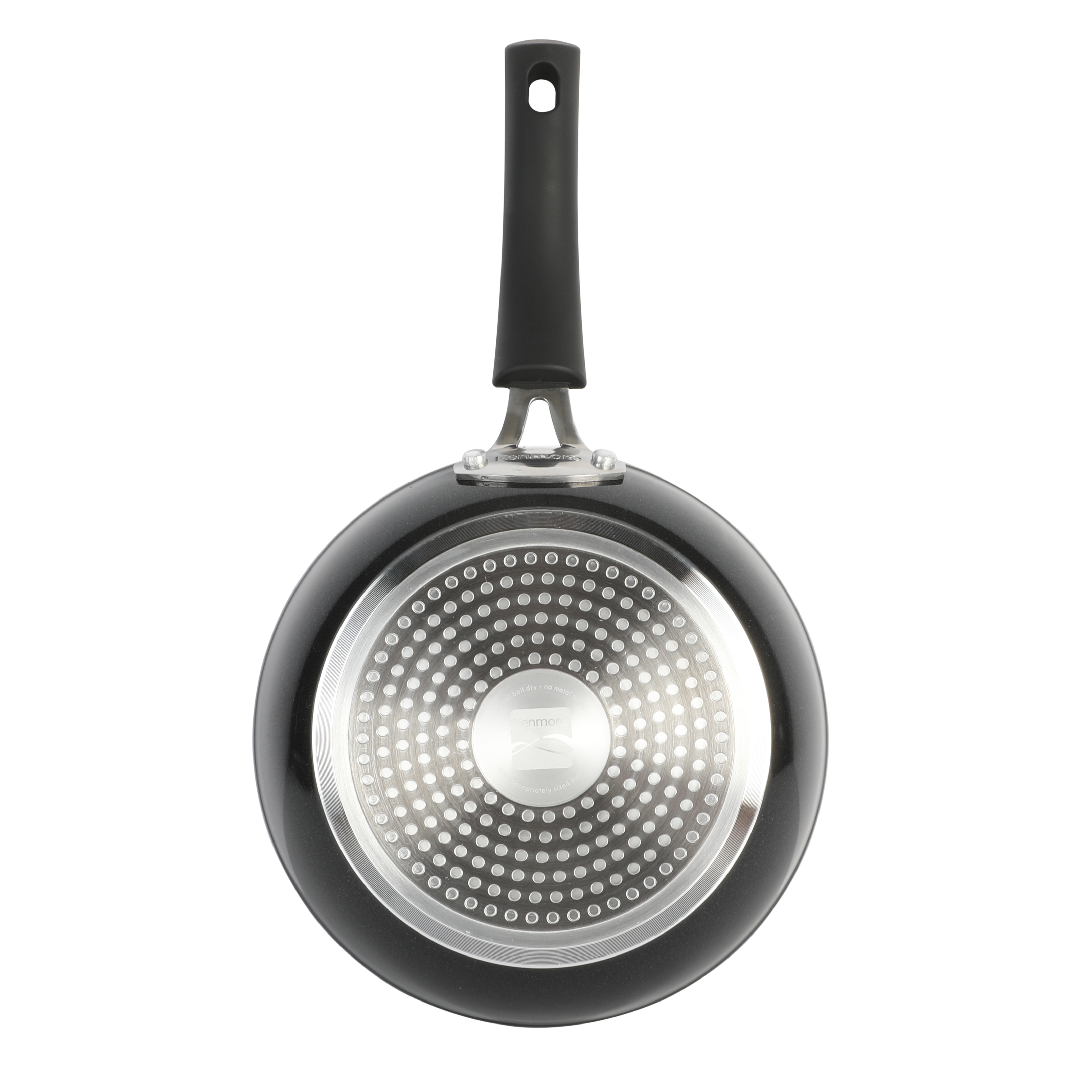 Arlington Black Diamond Aluminum Frying Pan, 8-inch, Black Diamond/Grey Ceramic, Soft Touch Bakelite Handle 9632301