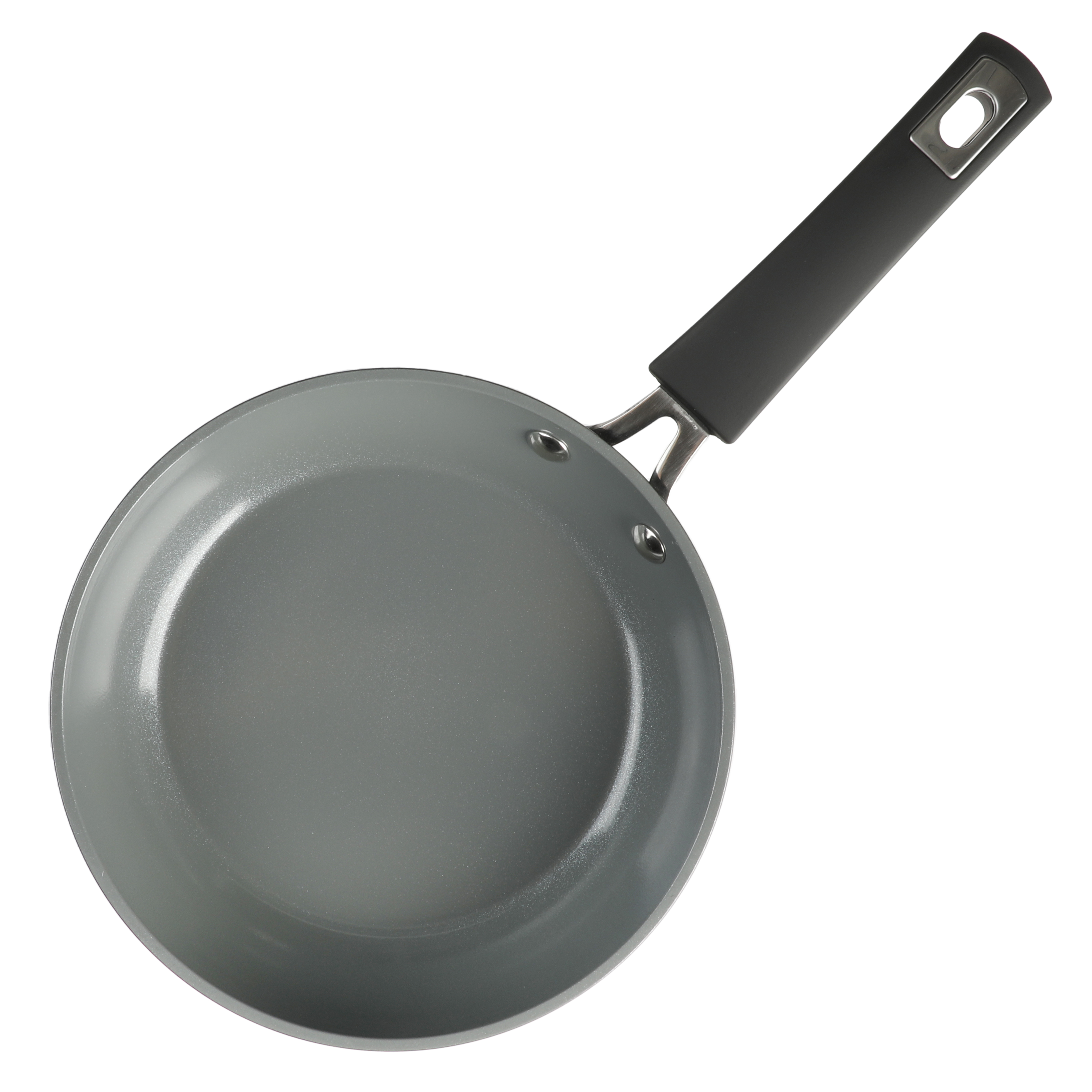 Arlington Black Diamond Aluminum Frying Pan, 8-inch, Black Diamond/Grey Ceramic, Soft Touch Bakelite Handle 9632301