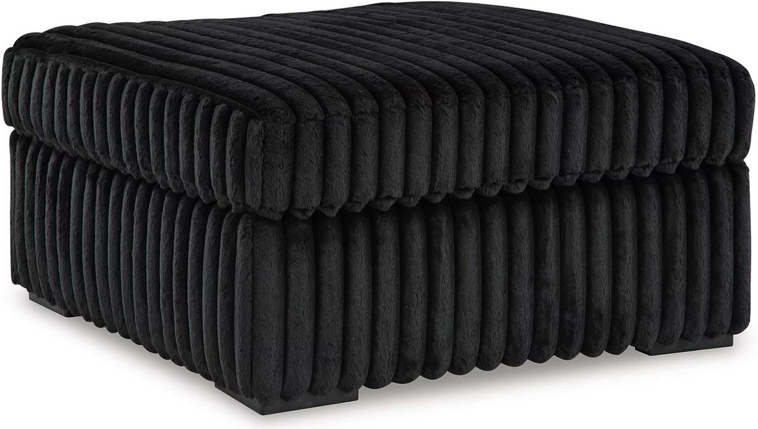 Midnight-Madness Oversized Accent Ottoman In Onyx 9810308