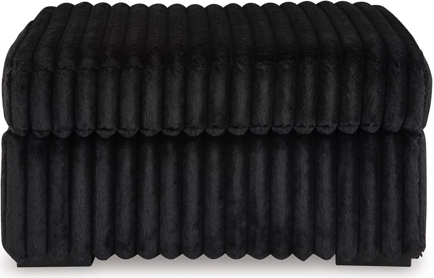 Midnight-Madness Oversized Accent Ottoman In Onyx 9810308