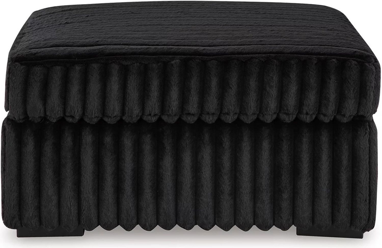 Midnight-Madness Oversized Accent Ottoman In Onyx 9810308