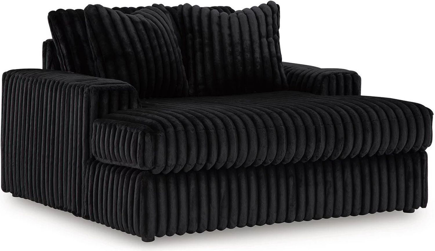 Midnight-Madness Oversized Chaise In Onyx 9810315