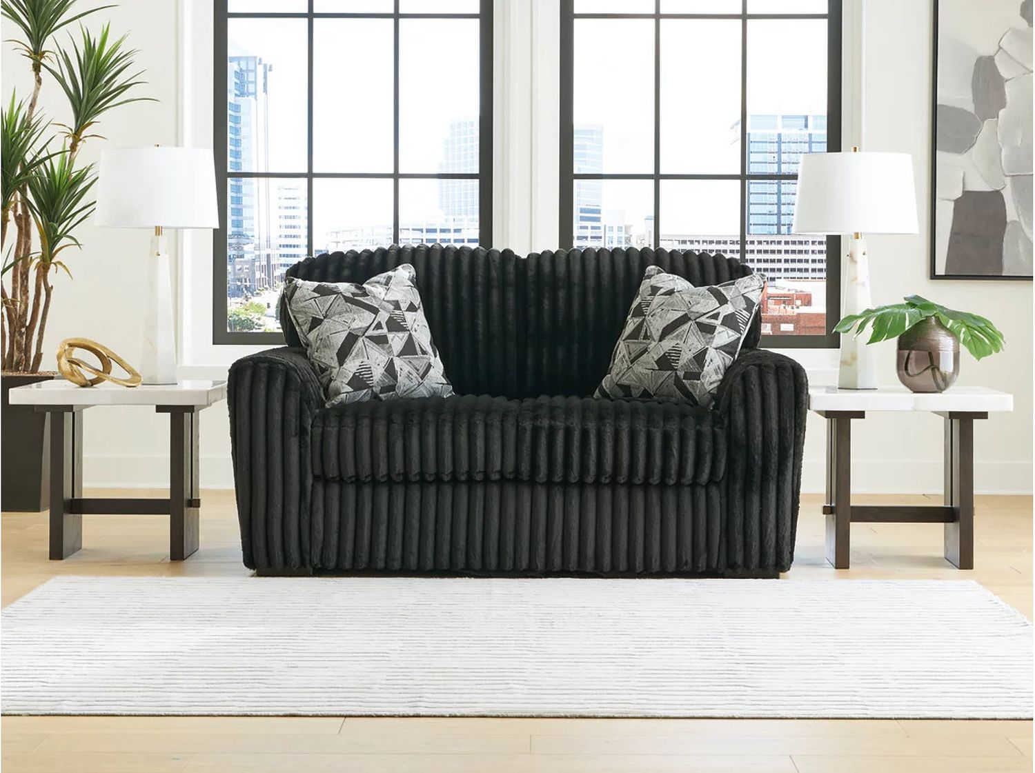 Midnight-Madness Loveseat In Onyx 9810335