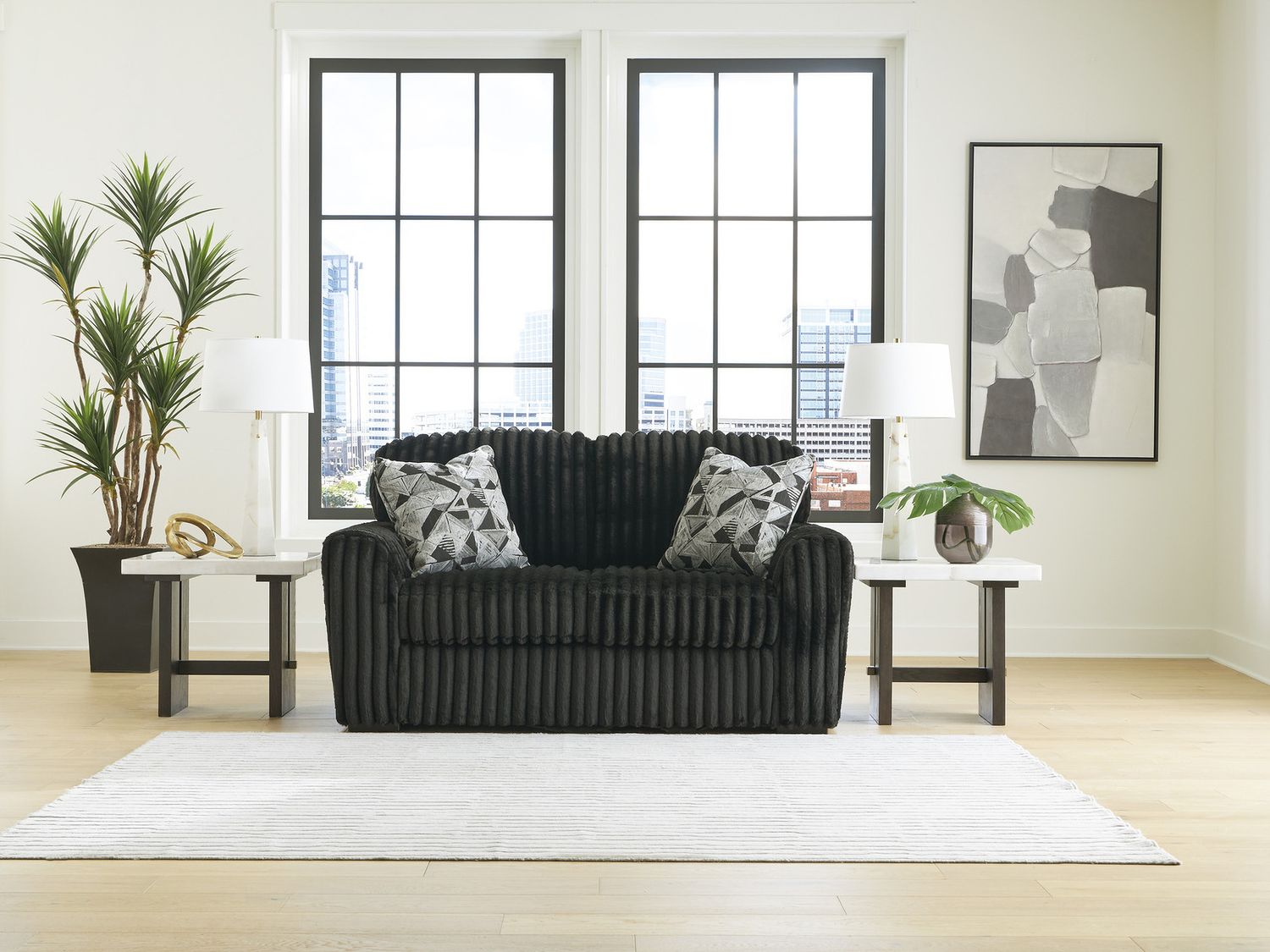 Midnight-Madness Loveseat In Onyx 9810335