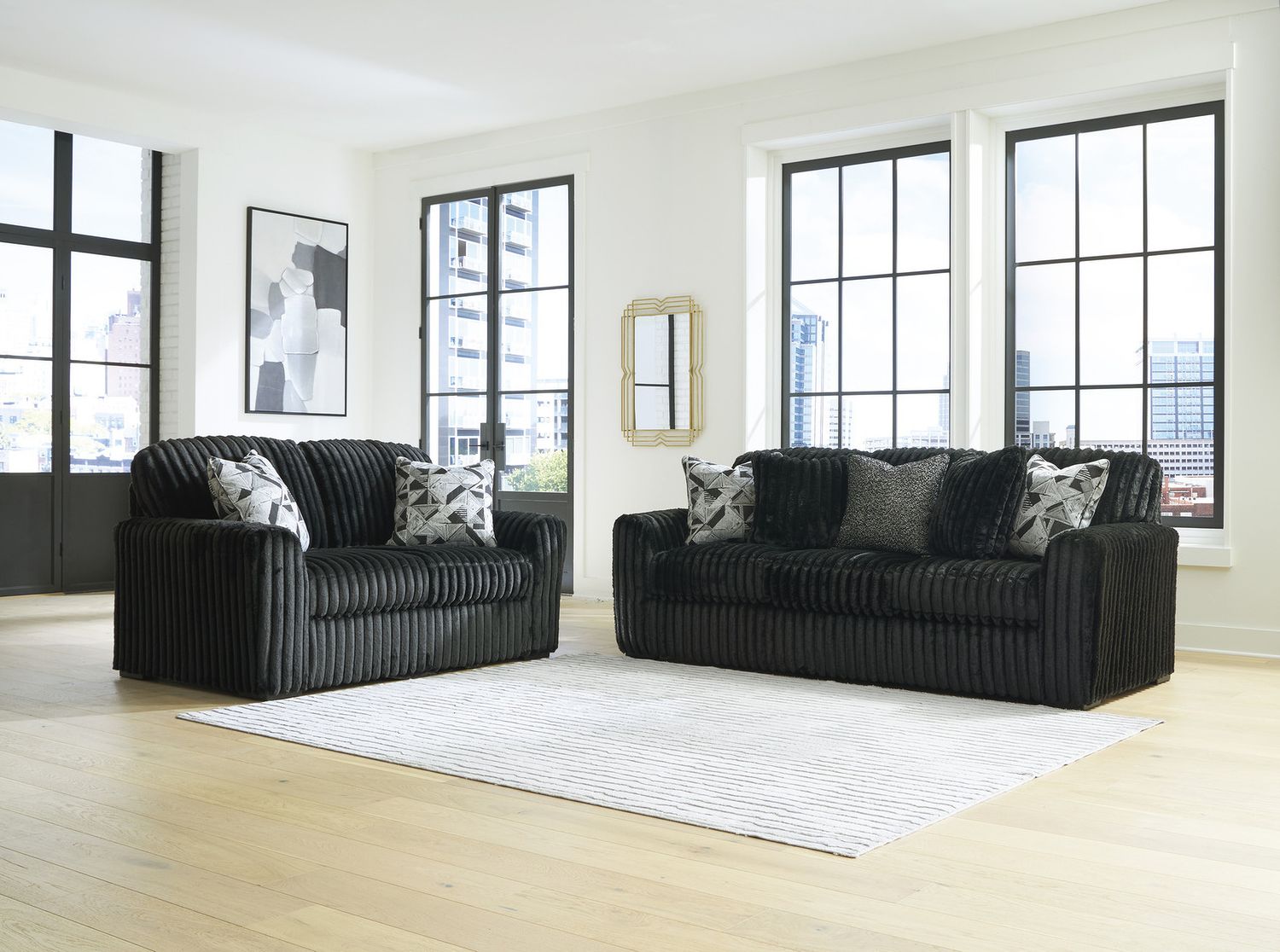 Midnight-Madness Loveseat In Onyx 9810335