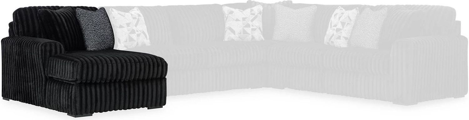 Midnight-Madness 2-Piece Sectional Sofa With LAF Chaise In Onyx 98103S1