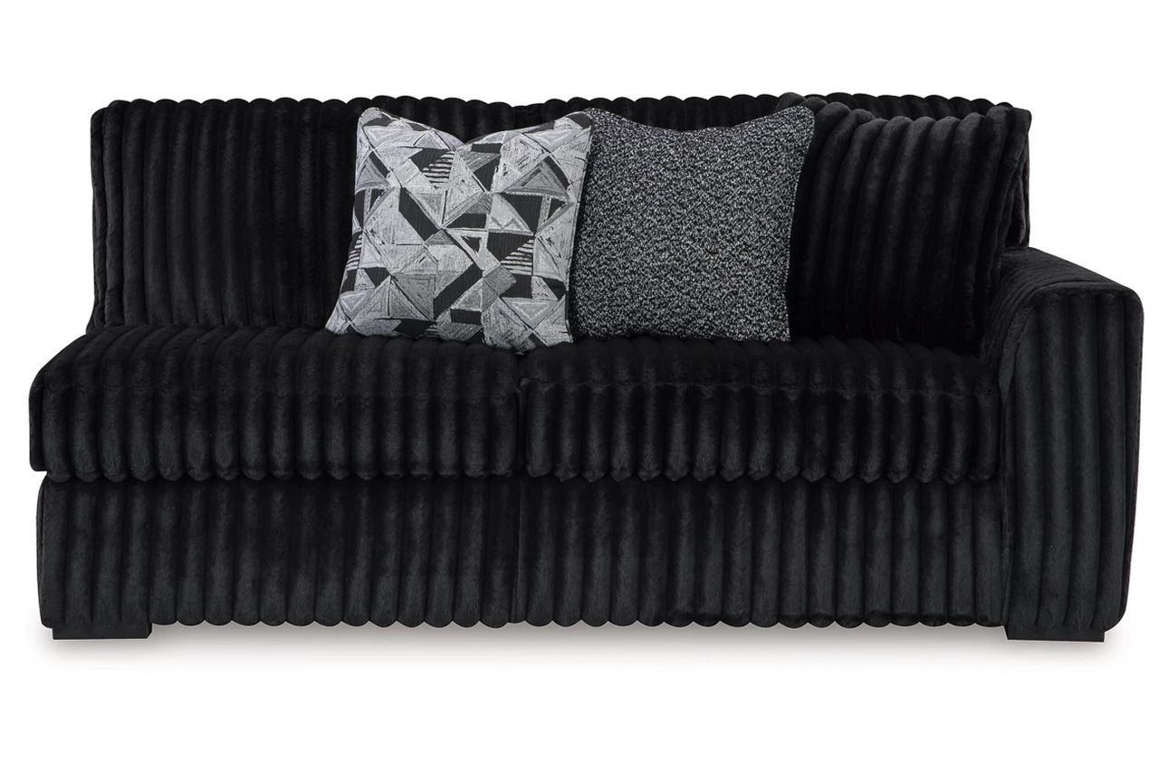 Midnight-Madness 3-Piece Sectional with LAF Chaise In Onyx 98103S10