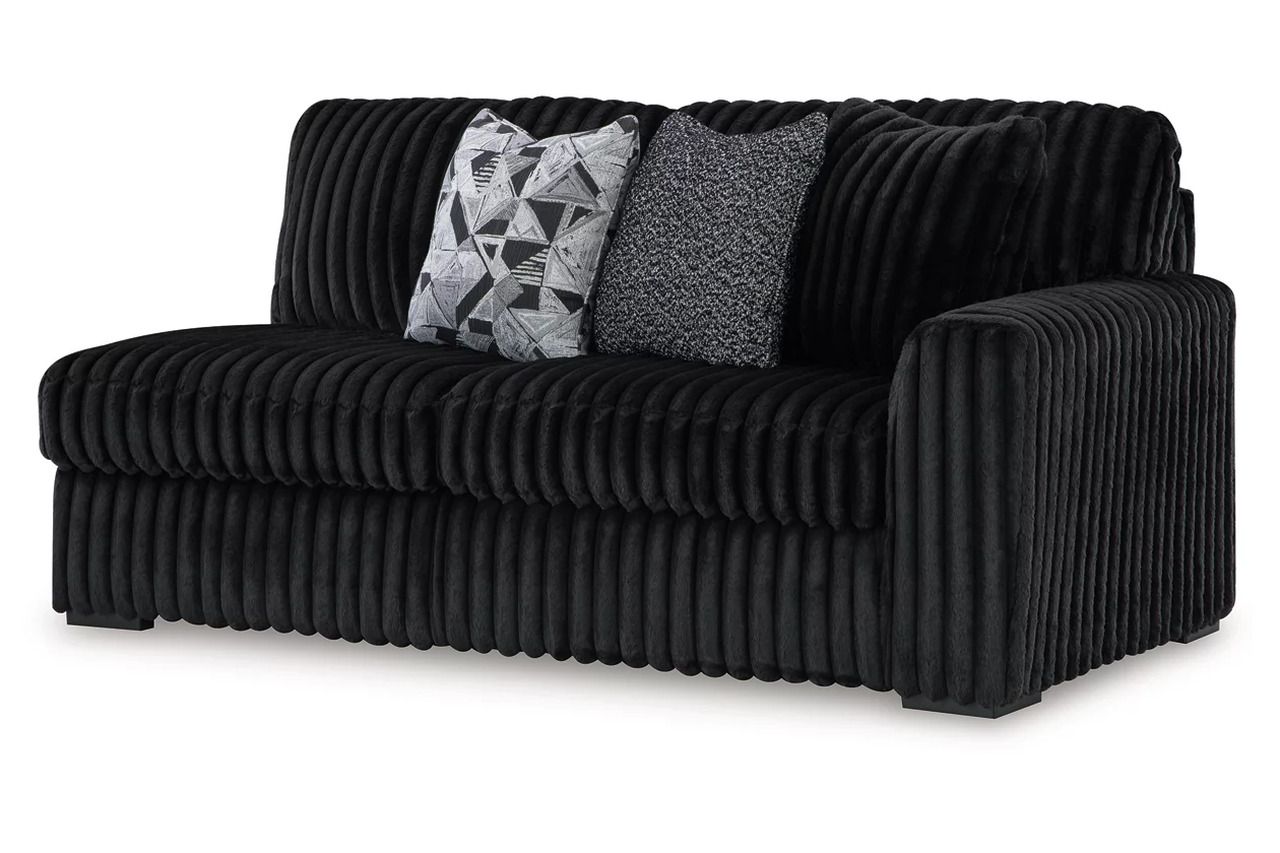Midnight-Madness 3-Piece Sectional with LAF Chaise In Onyx 98103S10