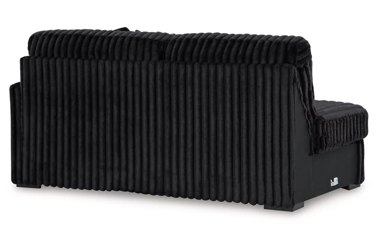 Midnight-Madness 3-Piece Sectional with LAF Chaise In Onyx 98103S10