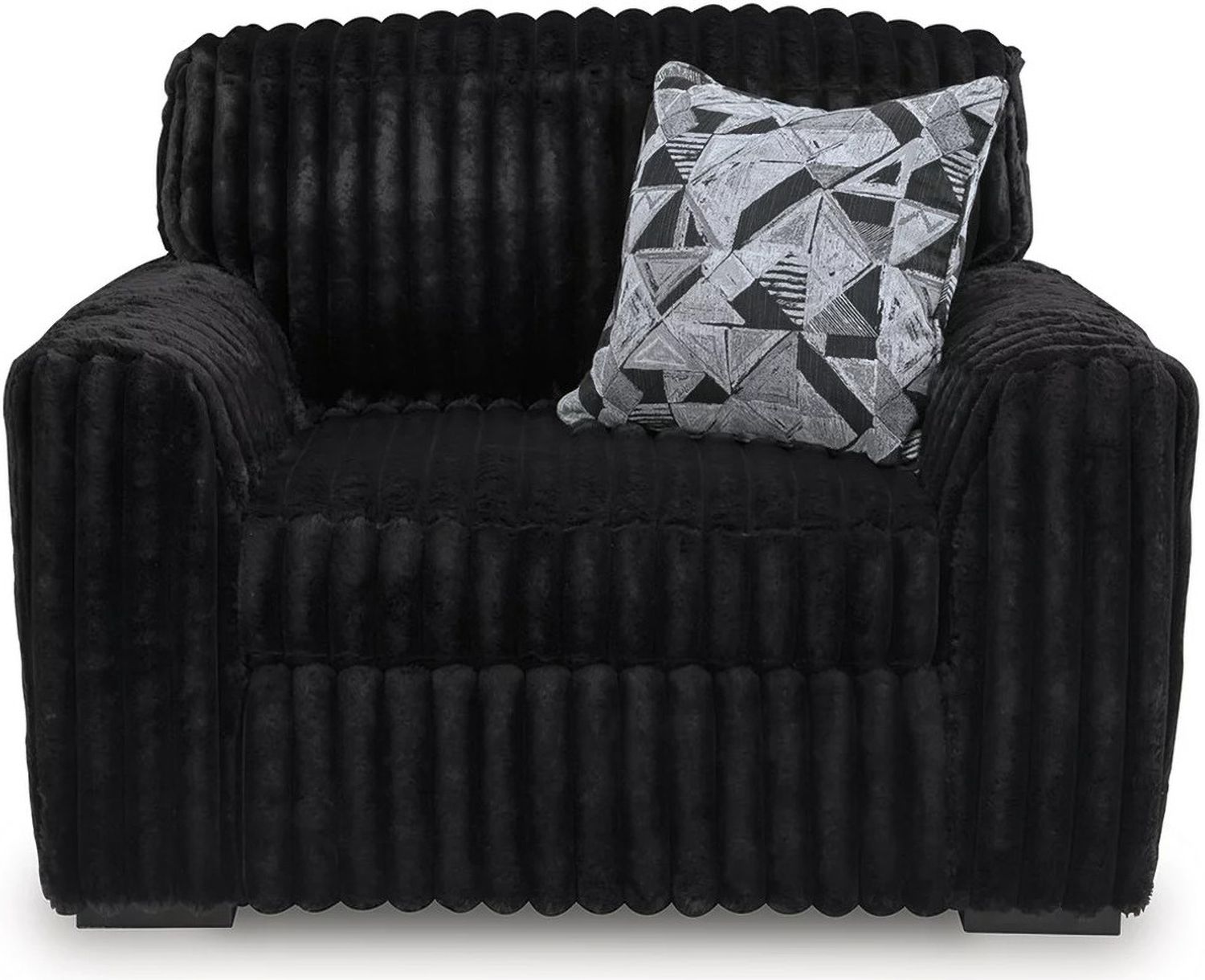 Midnight-Madness 2-Piece RAF Sectional with Chaise In Onyx 98103S14