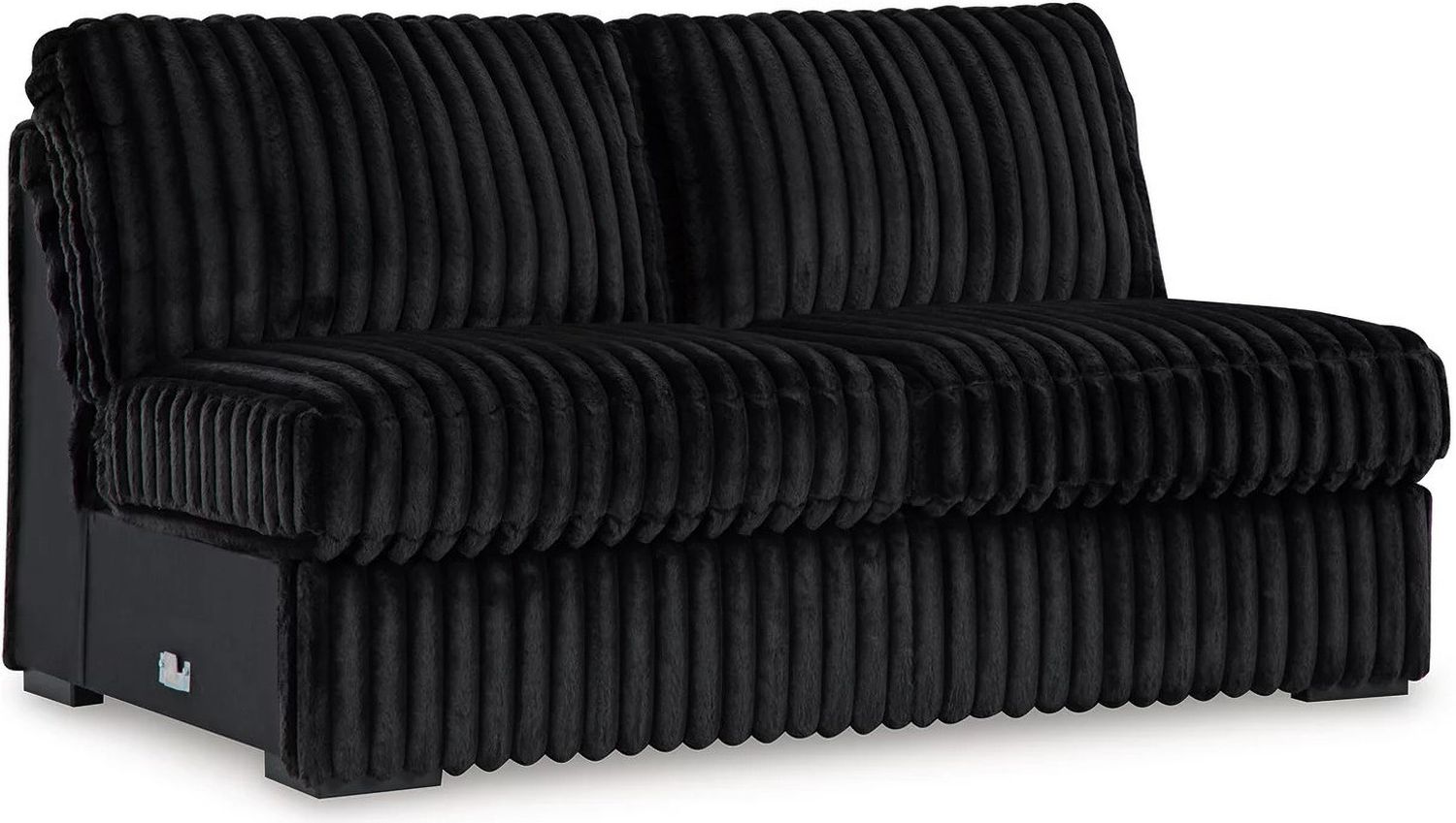 Midnight-Madness 4-Piece Sectional With RAF Chaise In Onyx 98103S3