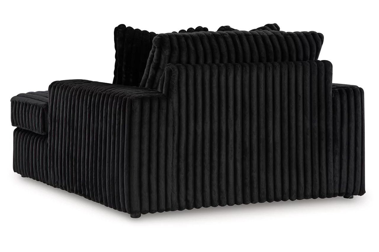 Midnight-Madness 3-Piece Sectional With Chaise In Onyx 98103S5