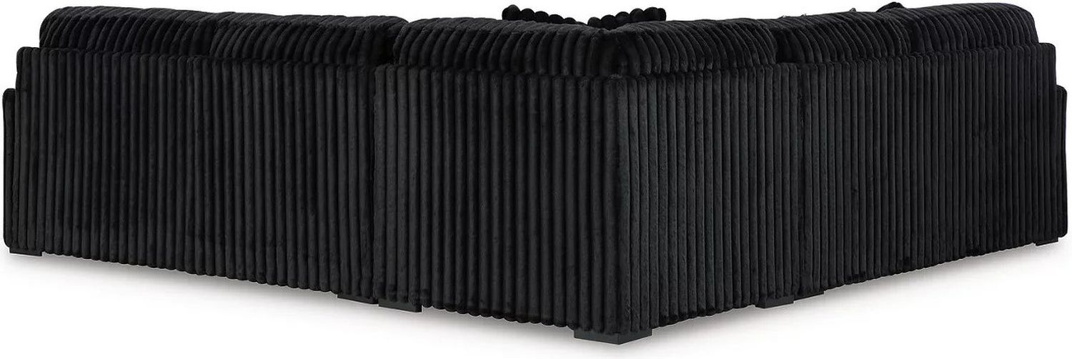 Midnight-Madness 3-Piece Sectional In Onyx 98103S6