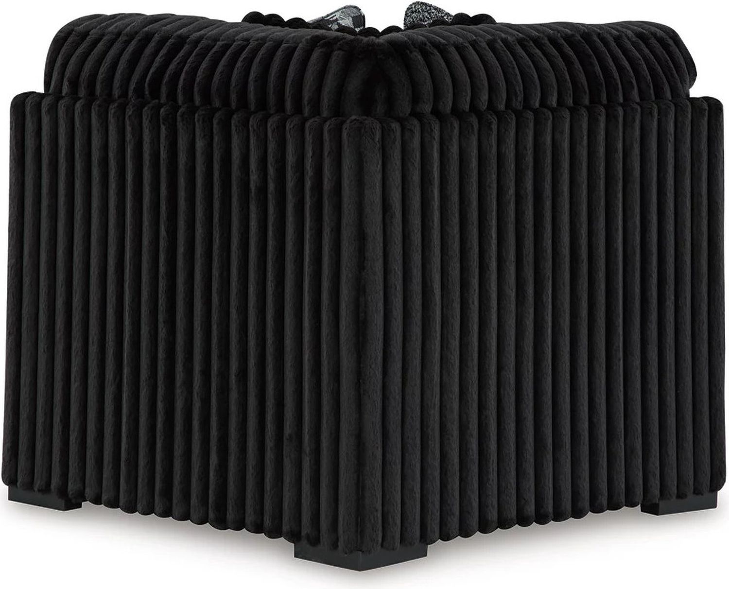 Midnight-Madness 3-Piece Sectional In Onyx 98103S6