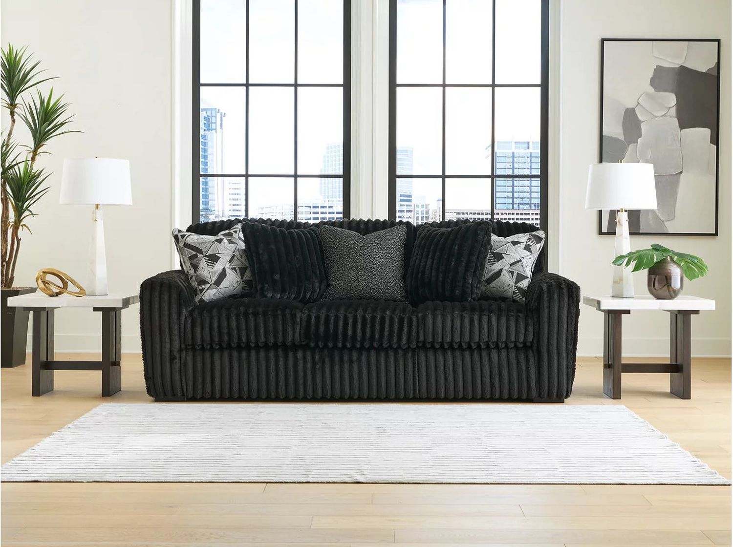 Midnight-Madness Living Room Set In Onyx 98103U9