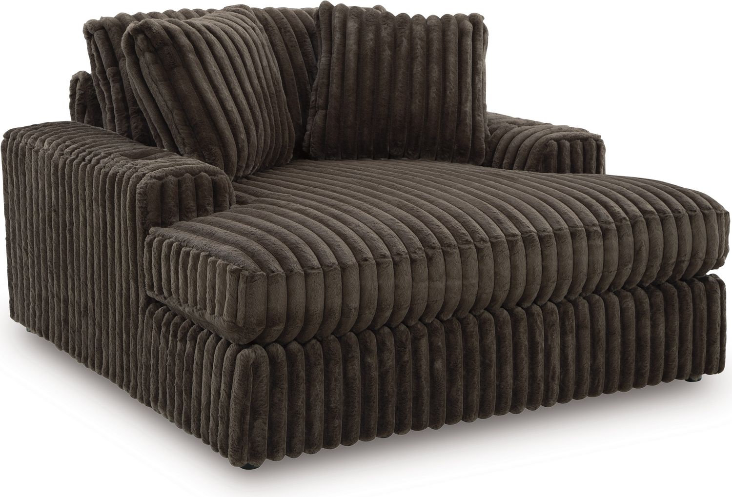 Midnight-Madness Oversized Chaise In Chocolate 9810415