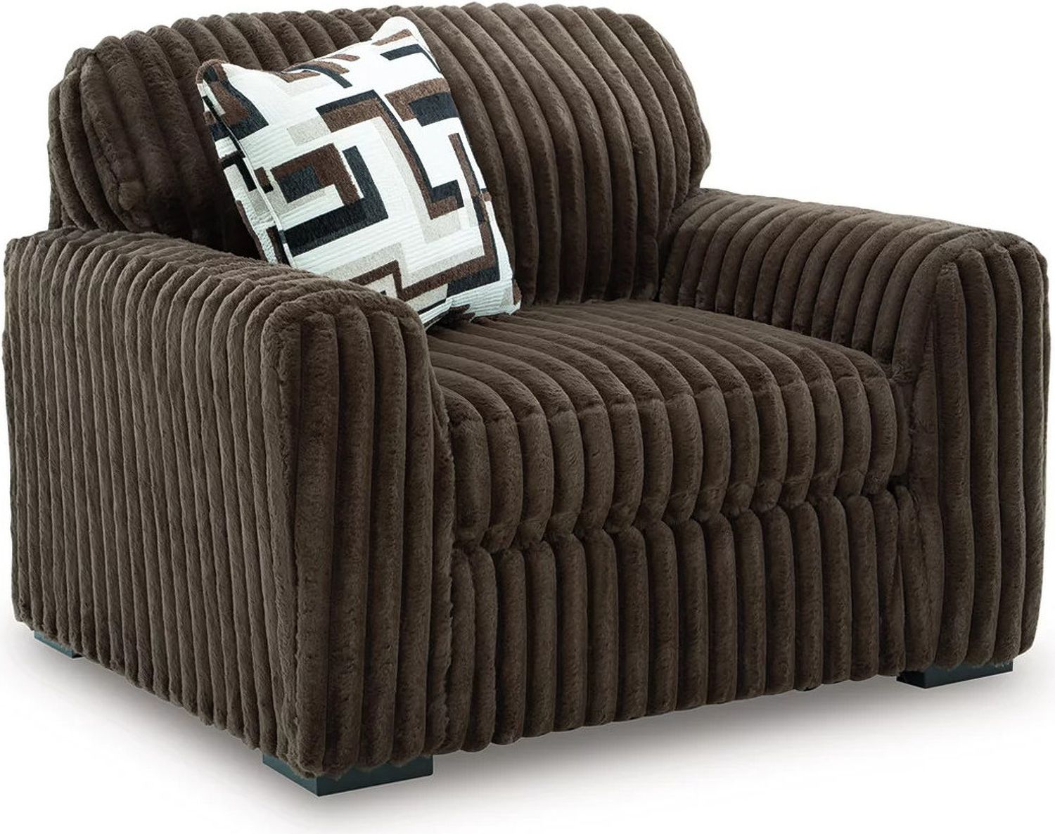 Midnight-Madness Oversized Chair In Chocolate 9810423