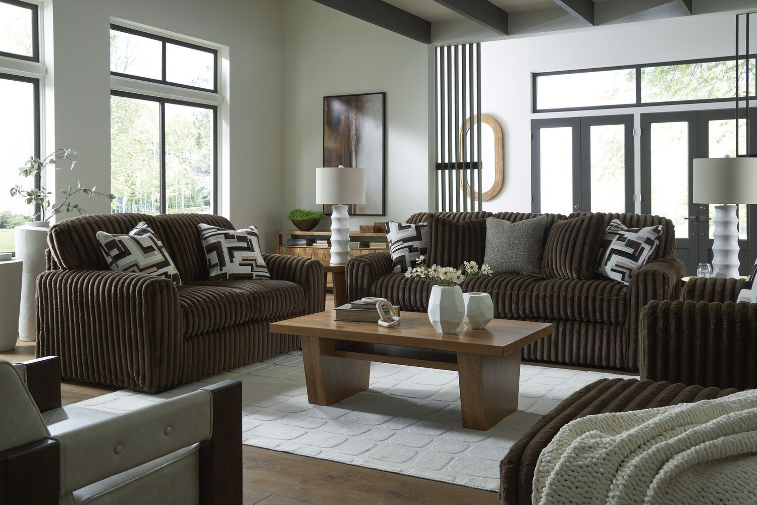 Midnight-Madness Oversized Chair In Chocolate 9810423