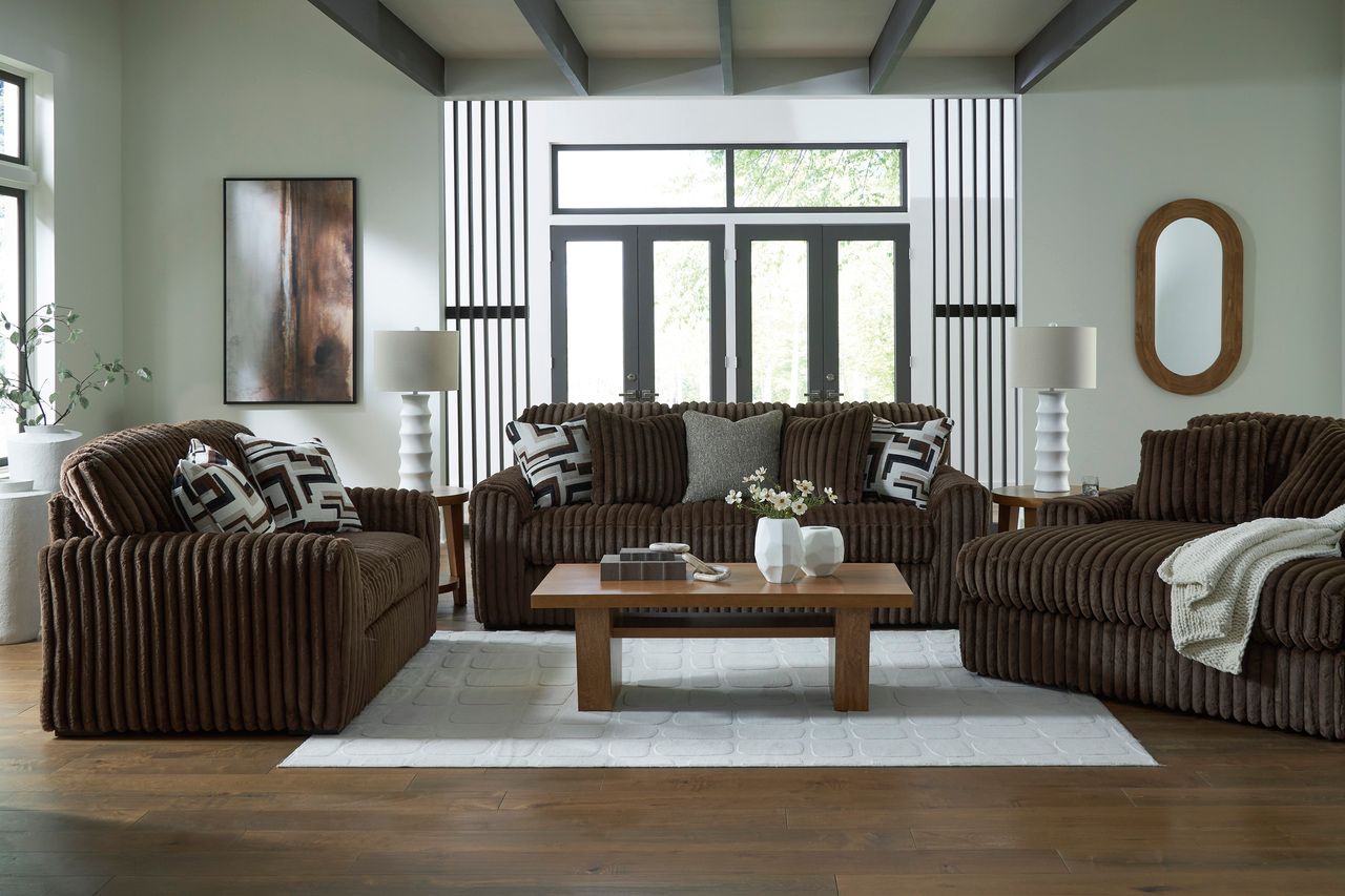 Midnight-Madness Loveseat In Chocolate 9810435