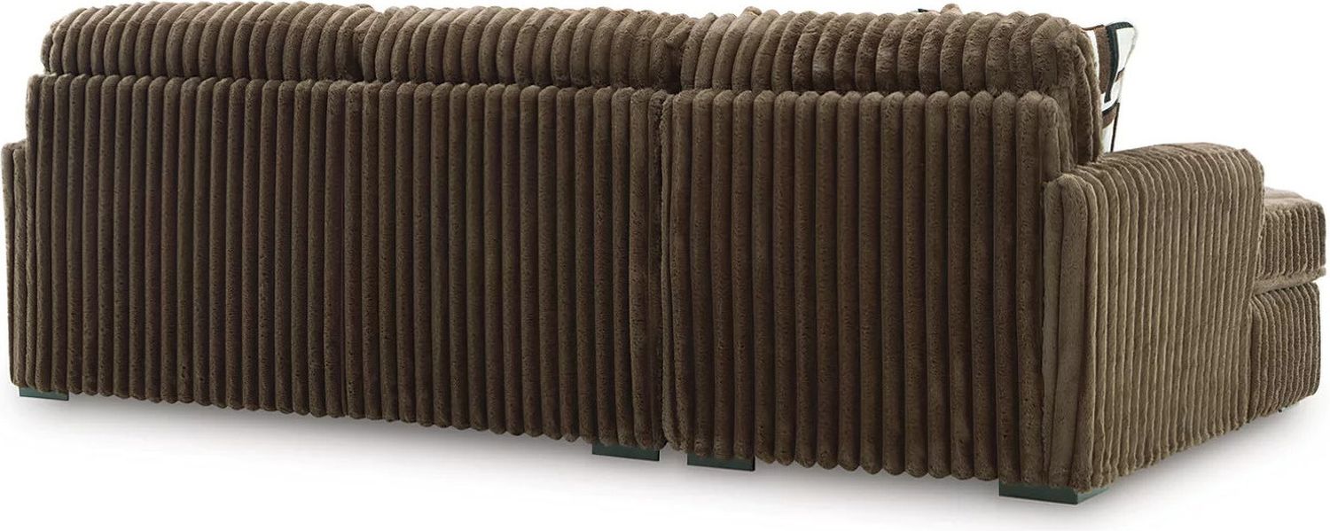 Midnight-Madness 2-Piece Sectional Sofa with LAF Chaise In Chocolate 98104S1