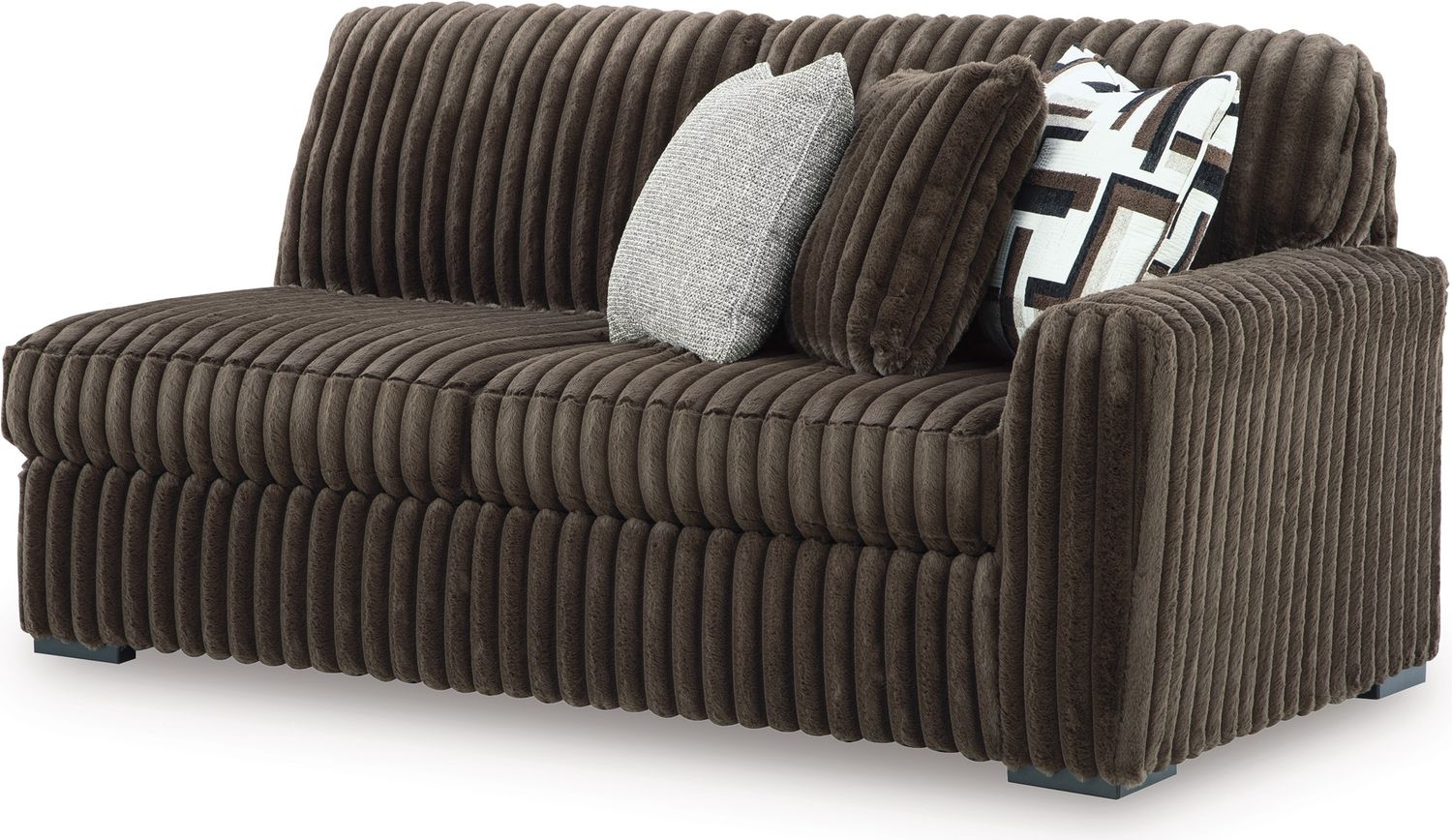 Midnight-Madness 2-Piece Sectional Sofa with LAF Chaise In Chocolate 98104S1