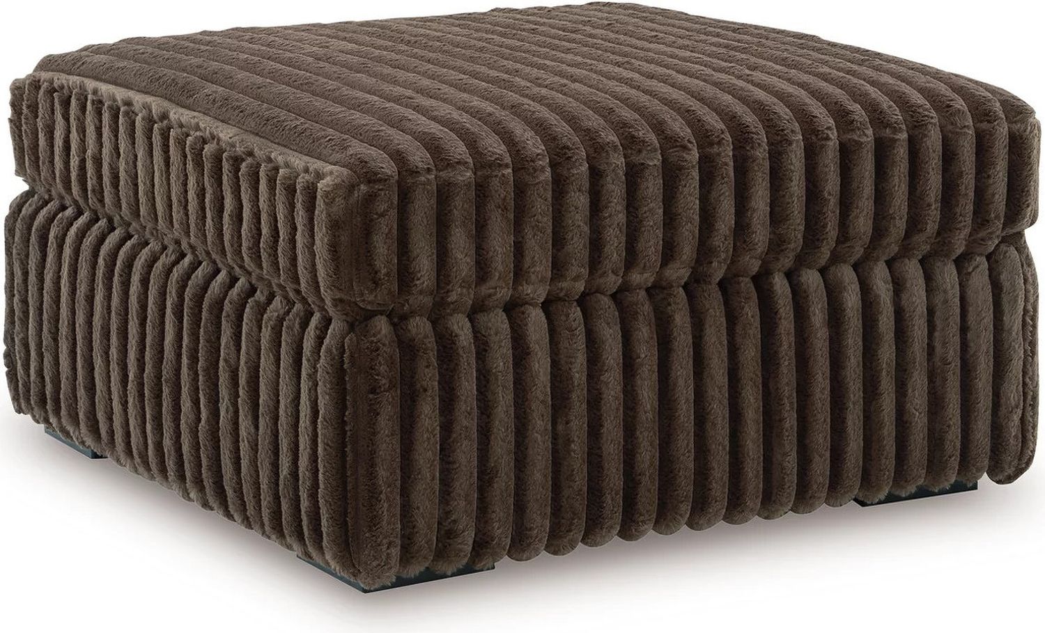 Midnight-Madness 3-Piece Sectional With Chaise In Chocolate 98104S10