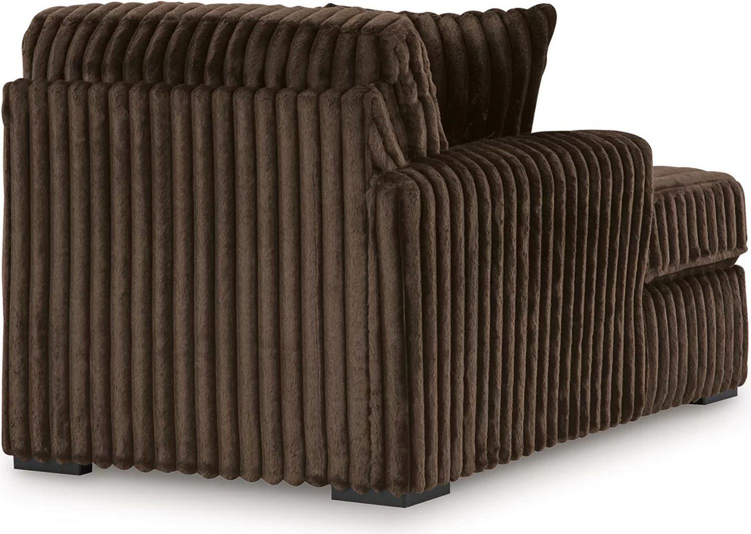 Midnight-Madness 3-Piece Sectional With Chaise In Chocolate 98104S10