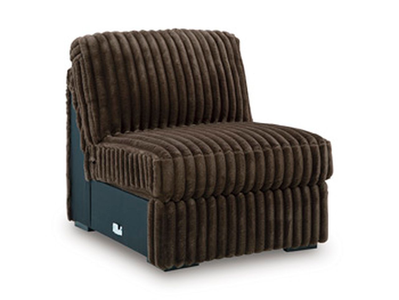 Midnight-Madness 5-Piece RAF Sectional with Chaise In Chocolate 98104S22