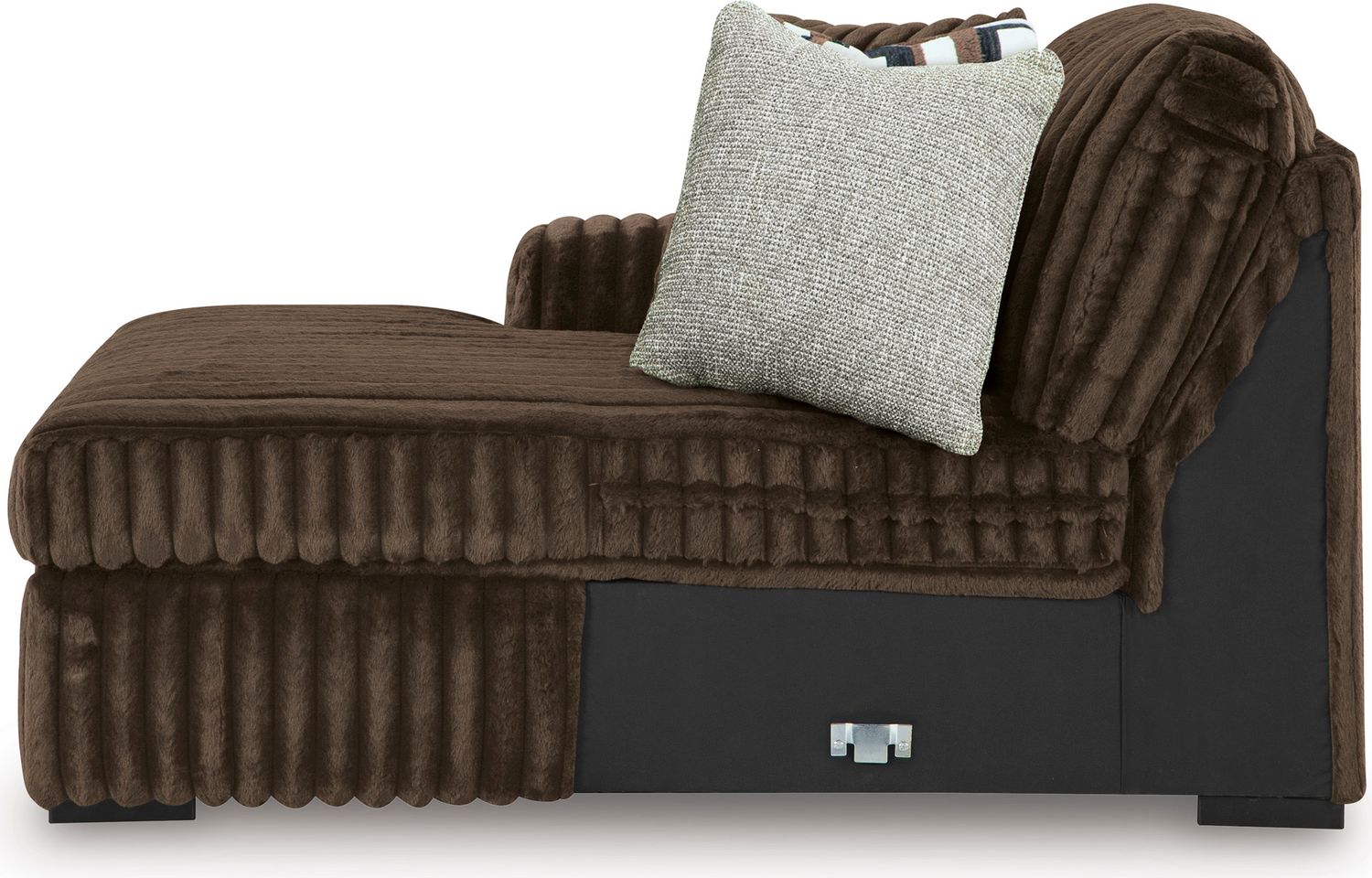 Midnight-Madness 6-Piece LAF Sectional with Chaise In Chocolate 98104S23