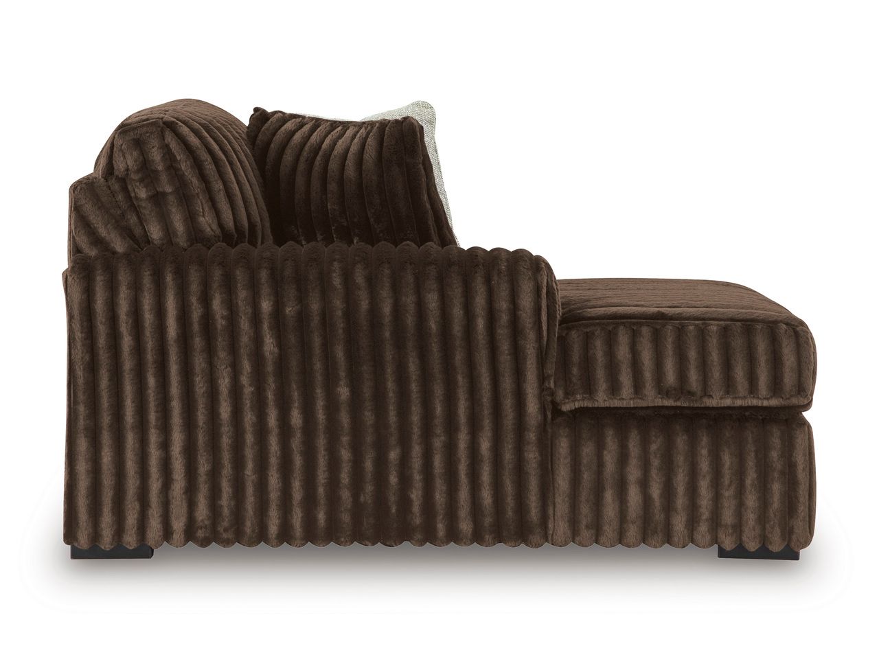Midnight-Madness 4-Piece Sectional with RAF Corner Chaise In Chocolate 98104S3