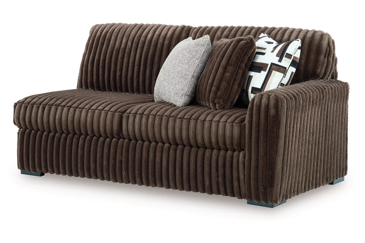 Midnight-Madness 3-Piece Sectional In Chocolate 98104S6