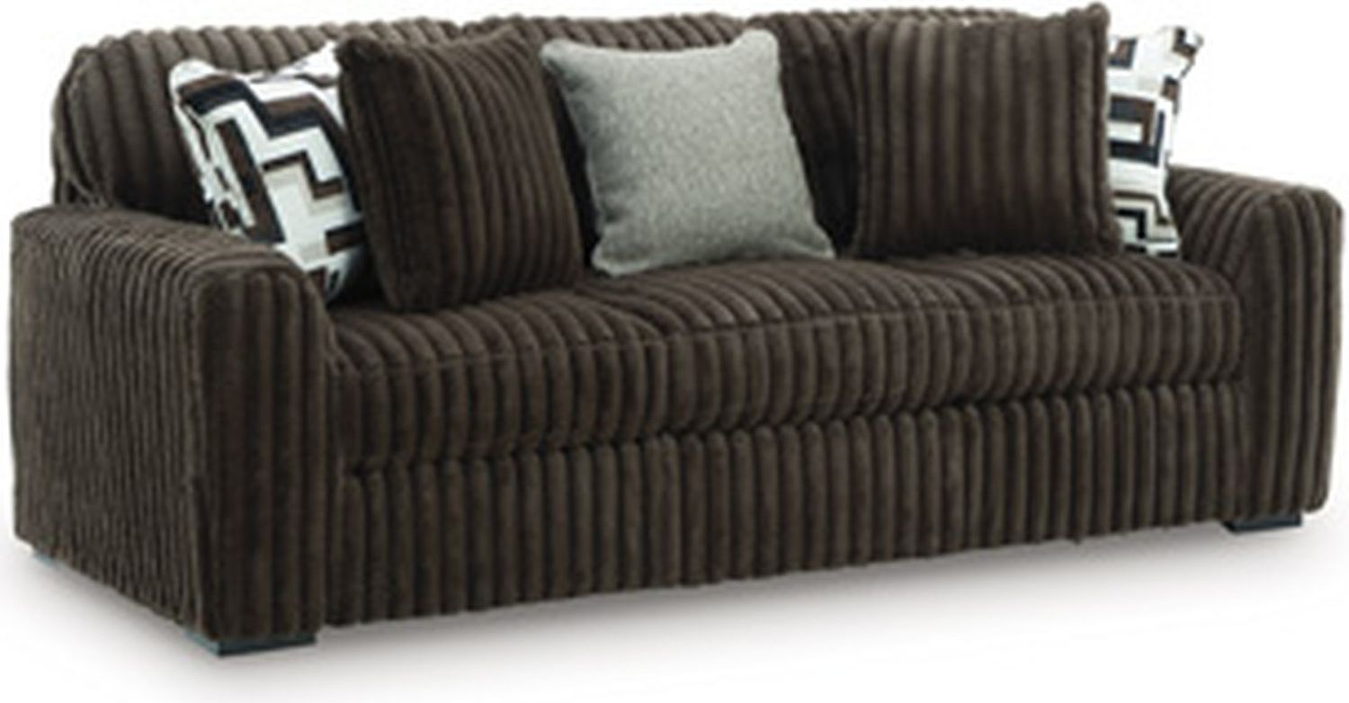 Midnight-Madness Living Room Set In Chocolate 98104U1